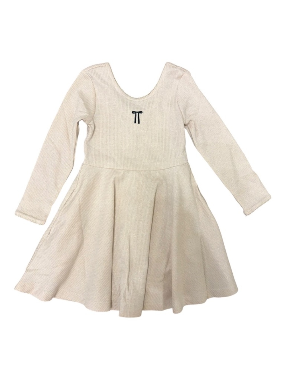 Hanna Andersson Girls Metallic Twirl Dress Size 4T 100 NWOT